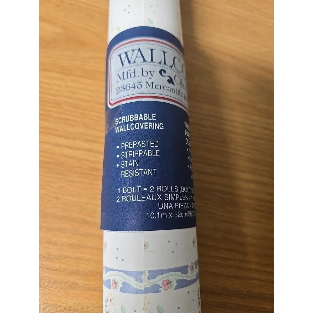 C&A Wall Coverings TSPS-9 Scrubbable Prepasted Stain Resistant New Not Sealed